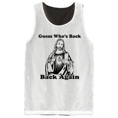 Guess Who's Back? Back Again Mesh Reversible Basketball Jersey Tank