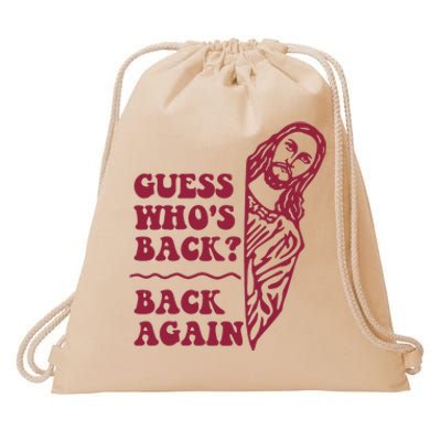 Guess Who's Back? Back Again Drawstring Bag