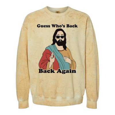 Guess Who's Back? Back Again Colorblast Crewneck Sweatshirt