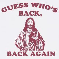 Guess Who's Back Back Again Happy Easter! Jesus Christ Cool Comfort Performance Bucket Hat