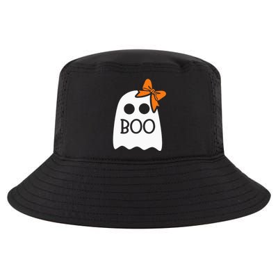 Ghost With Bow Boo Halloween Costume Cool Comfort Performance Bucket Hat