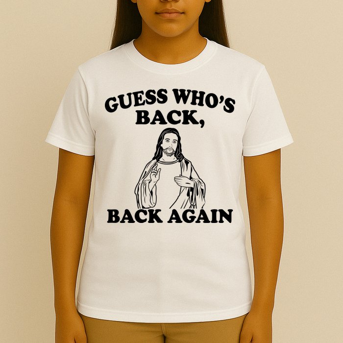 Guess Who's Back Again Funny Jesus T-Shirt