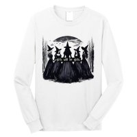 Girl Will Be Girl Witch Halloween Funny Witchy Vibes Women Gift Long Sleeve Shirt