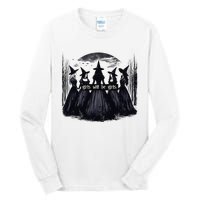 Girl Will Be Girl Witch Halloween Funny Witchy Vibes Women Gift Tall Long Sleeve T-Shirt