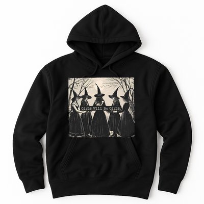 Girls Will Be Girls Halloween Witch Hoodie