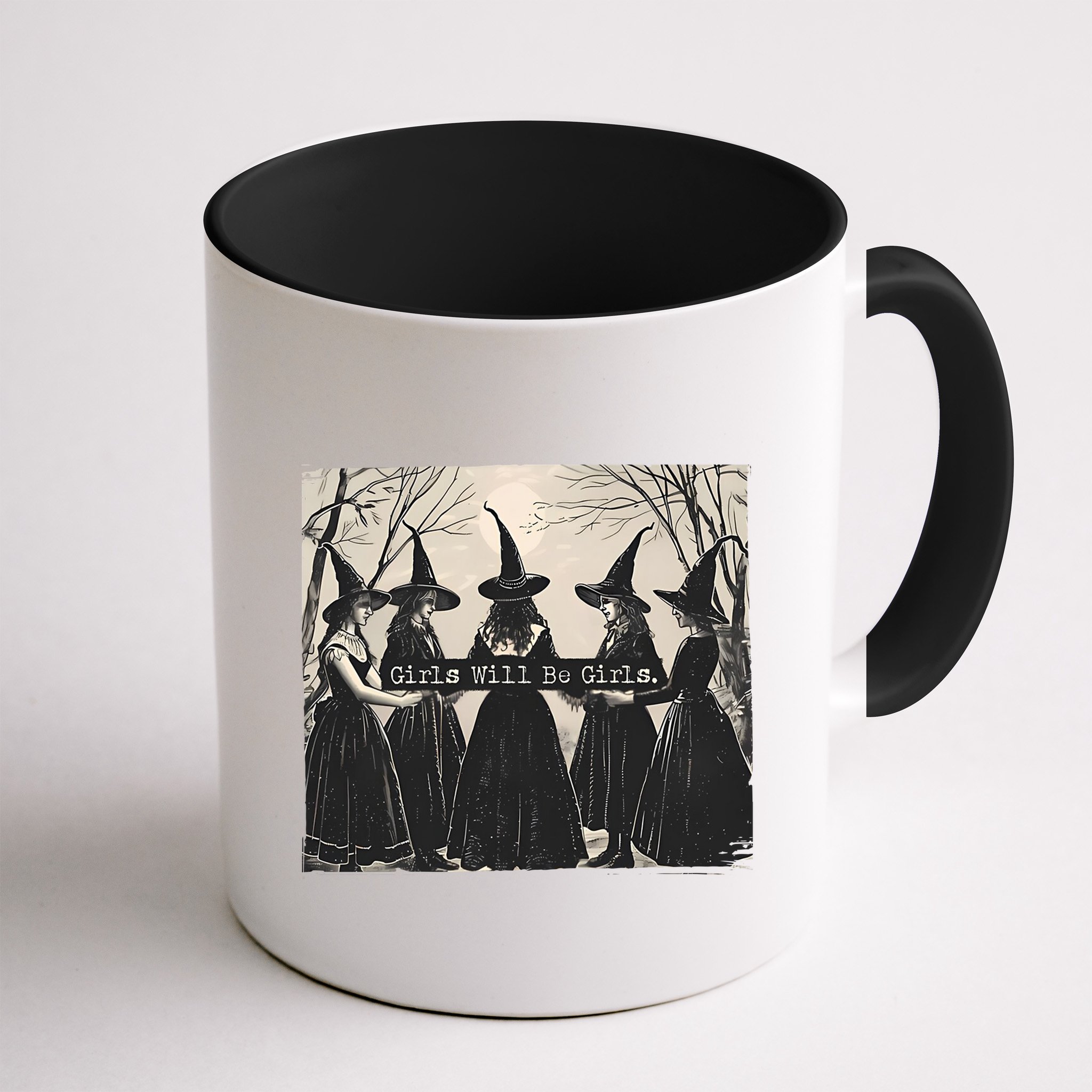 Girls Will Be Girls Halloween Witch Mug