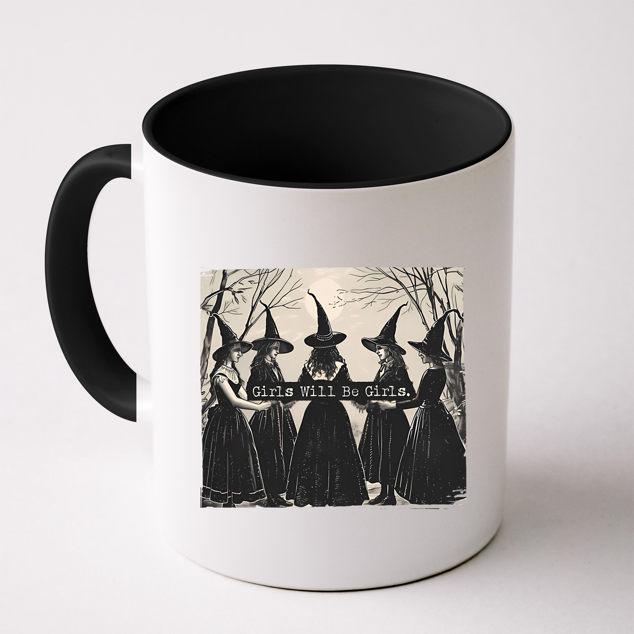 Girls Will Be Girls Halloween Witch Mug