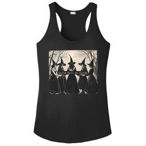 Girls Will Be Girls Halloween Witch Ladies PosiCharge Competitor Racerback Tank