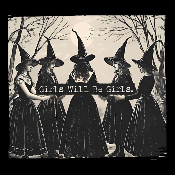Girls Will Be Girls Halloween Witch Womens Tank Top