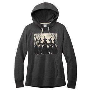 Girls Will Be Girls Halloween Witch Women's Fleece Hoodie