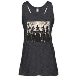 Girls Will Be Girls Halloween Witch Ladies Essential Flowy Tank