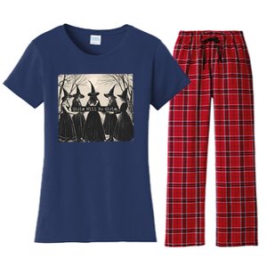 Girls Will Be Girls Halloween Witch Women's Flannel Pajama Set