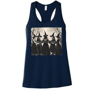 Girls Will Be Girls Halloween Witch Women's Racerback Tank