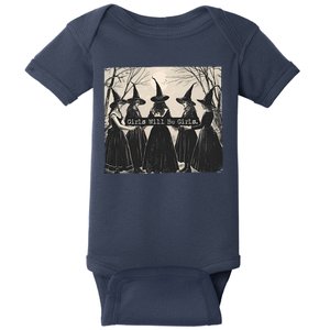 Girls Will Be Girls Halloween Witch Baby Bodysuit