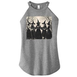 Girls Will Be Girls Halloween Witch Women's Perfect Tri Rocker Tank