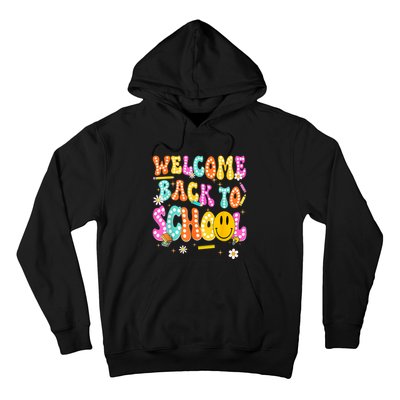 Groovy Welcome Back To School Teachers Hoodie