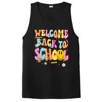 Groovy Welcome Back To School Teachers PosiCharge Competitor Tank