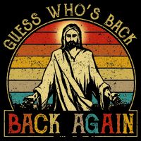 Guess Whos Back Jesus Easter Funny Religious Sustainable Bucket Hat