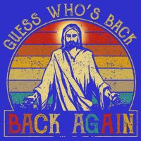 Guess Whos Back Jesus Easter Funny Religious Zip Tote Bag