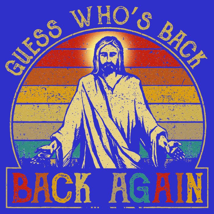 Guess Whos Back Jesus Easter Funny Religious Zip Tote Bag