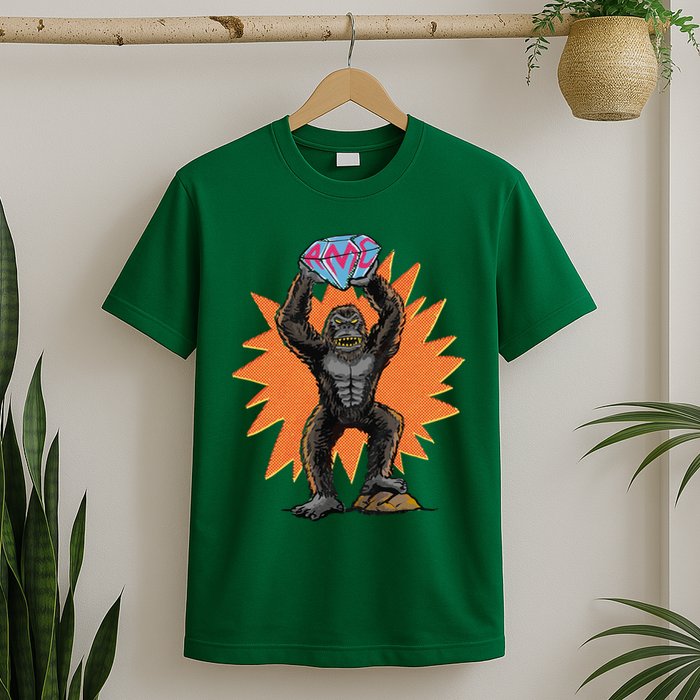 Gorilla With Big Diamond T-Shirt