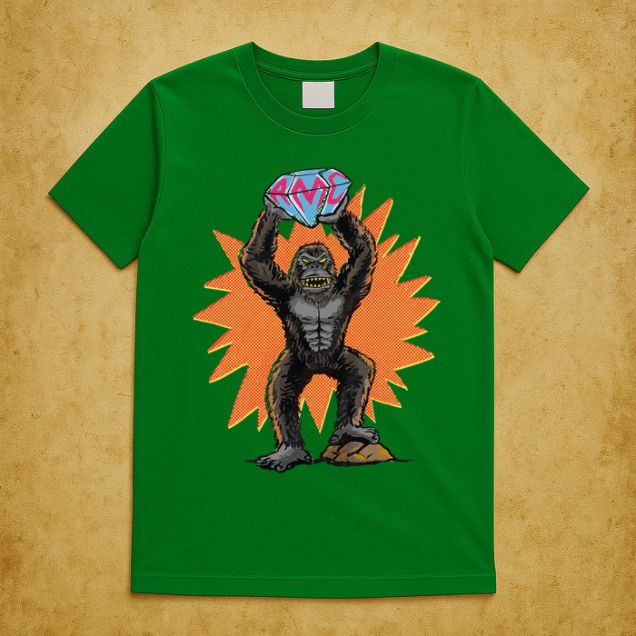Gorilla With Big Diamond T-Shirt