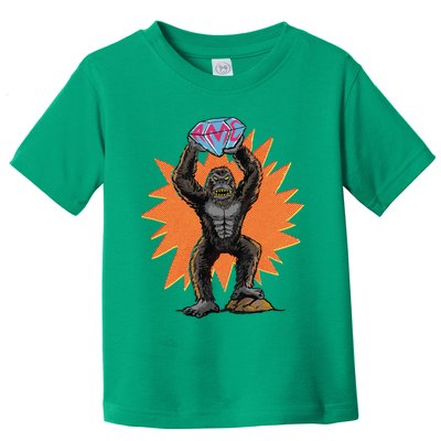 Gorilla With Big Diamond Toddler T-Shirt