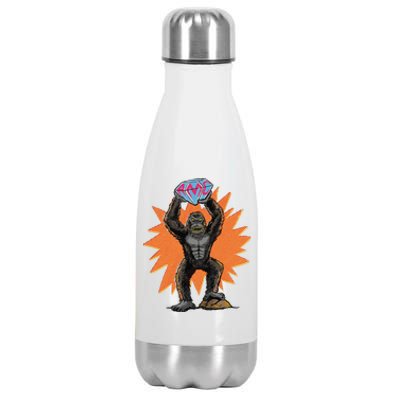 Gorilla With Big Diamond Stainless Steel Insulated Water Bottle