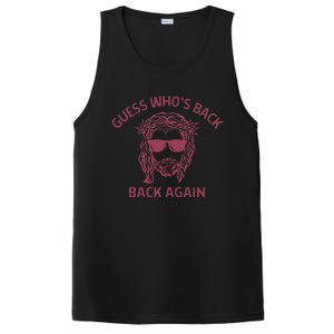 Guess Who's Back Back Again Easter Cool Jesus Christ PosiCharge Competitor Tank