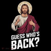 Guess Whos Back Again Jesus Funny Easter God Son Impact Tech Backpack