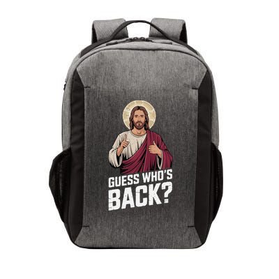 Guess Whos Back Again Jesus Funny Easter God Son Vector Backpack