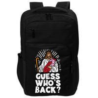 Guess Whos Back Jesus Easter Funny Religious Impact Tech Backpack
