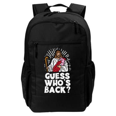 Guess Whos Back Jesus Easter Funny Religious Backpack