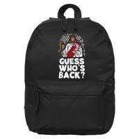 Guess Whos Back Jesus Easter Funny Religious 16 in Basic Backpack