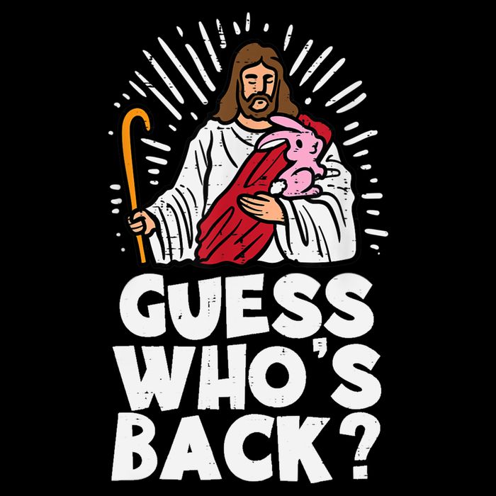 Guess Whos Back Jesus Easter Funny Religious 16 in Basic Backpack