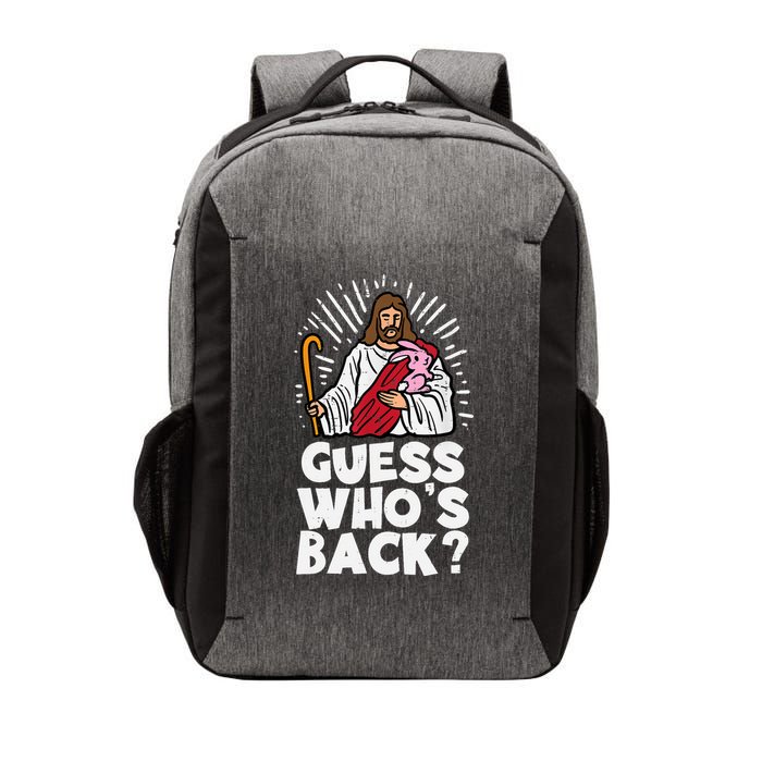 Guess Whos Back Jesus Easter Funny Religious Vector Backpack