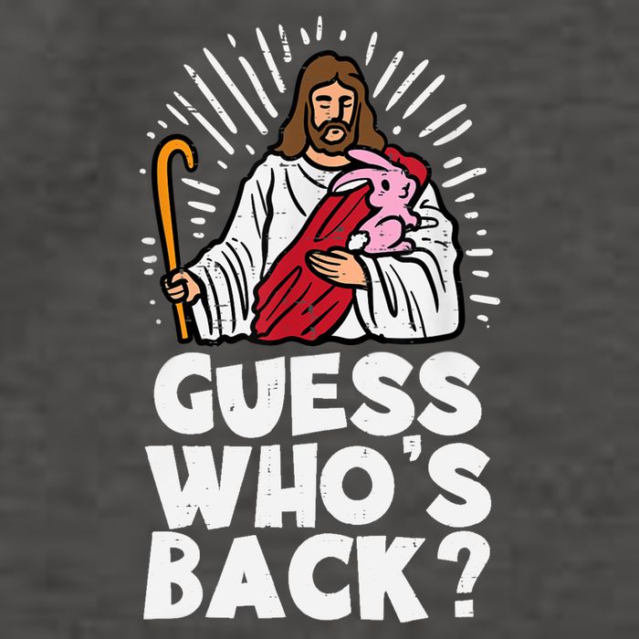 Guess Whos Back Jesus Easter Funny Religious Vector Backpack