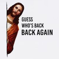Guess Who's Back Back Again Easter Jesus Christian Gifts Hoodie