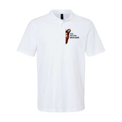 Guess Who's Back Back Again Easter Jesus Christian Gifts Polo