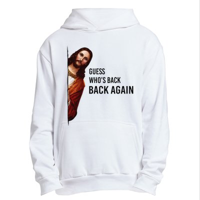 Guess Who's Back Back Again Easter Jesus Christian Gifts Urban Pullover Hoodie