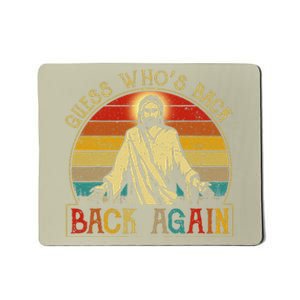 Guess Whos Back Jesus Easter Funny Religious Women Mousepad