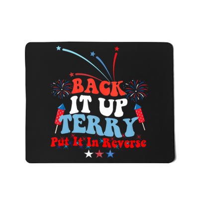 Groovy Wavy Back It Up Terry Put It In Reverse Funny Mousepad