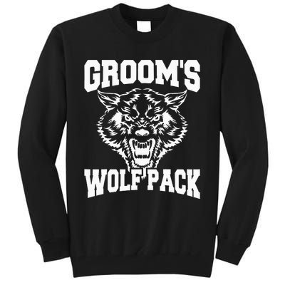 Grooms Wolfpack Bachelor Party Drinking Team Gift Tall Sweatshirt