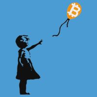 Girl With Btc Balloon Crypto Bitcoin For Cypherpunks Tie Dye Hoodie
