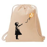 Girl With Btc Balloon Crypto Bitcoin For Cypherpunks Drawstring Bag