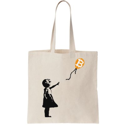 Girl With Btc Balloon Crypto Bitcoin For Cypherpunks Bag