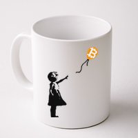 Girl With Btc Balloon Crypto Bitcoin For Cypherpunks Mug