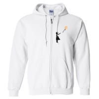 Girl With Btc Balloon Crypto Bitcoin For Cypherpunks Full Zip Hoodie