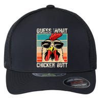 Guess What Chicken Butt Funny Chicken Meme Flexfit Unipanel Trucker Cap
