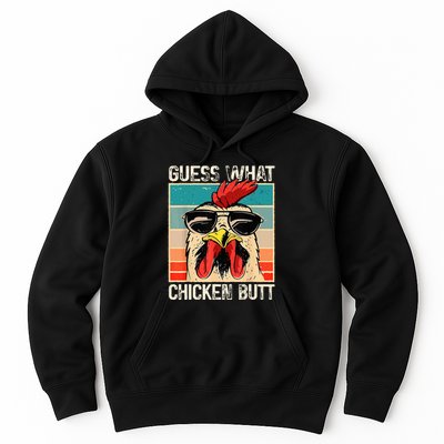 Guess What Chicken Butt Funny Chicken Meme Hoodie